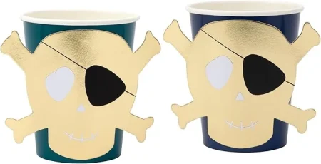 Pirates Bekertjes - Goud - Meri Meri