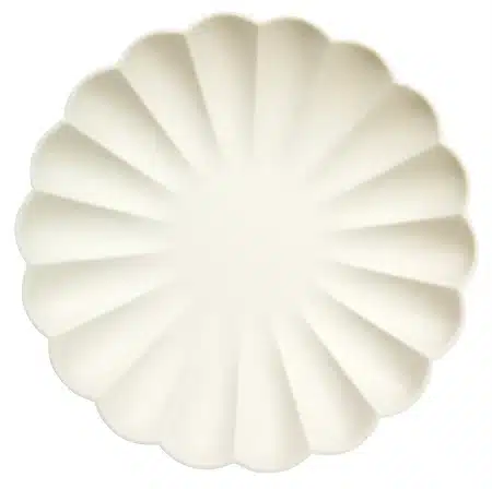 Simply Eco plates creme (L)