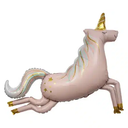 Unicorn Folieballon - Roze - Meri Meri