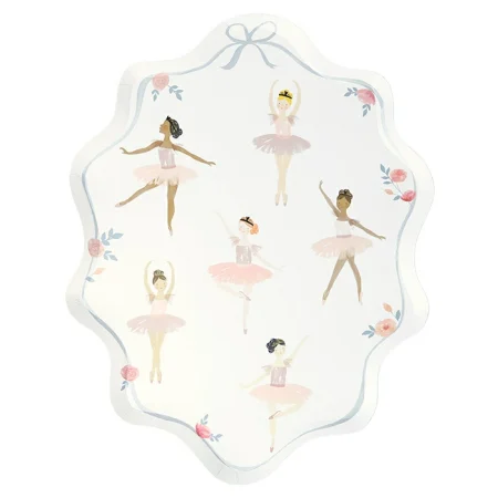 Meri Meri - Ballerina borden - 8 stuks