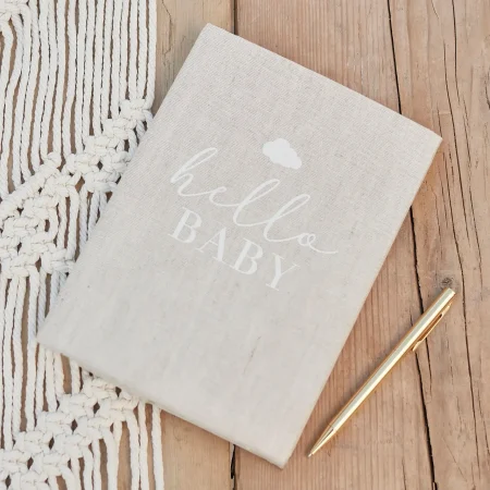 Baby journal Banyshower versiering